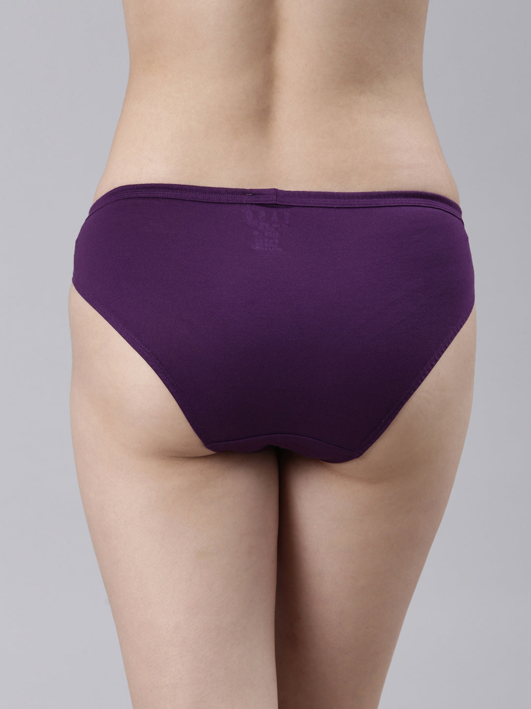 Faso Women's Cotton Inner Elastic Bikini (Pack of 2)