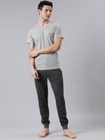 Faso Men's Premium Cotton Outer Elastic Jogger