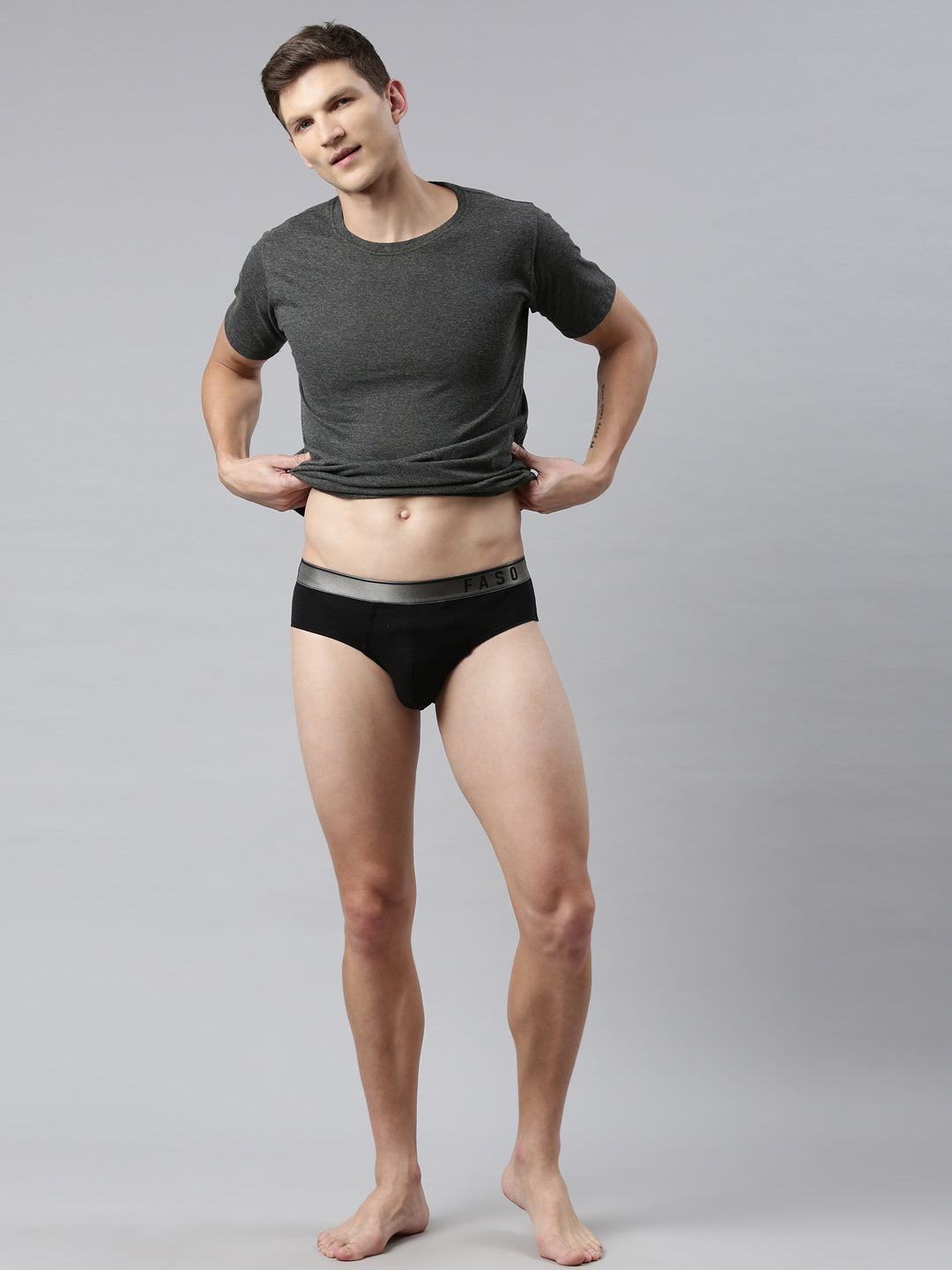 Faso Men's Cotton Brief