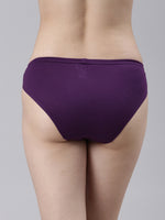 Faso Women's Cotton Inner Elastic Bikini (Pack of 2)