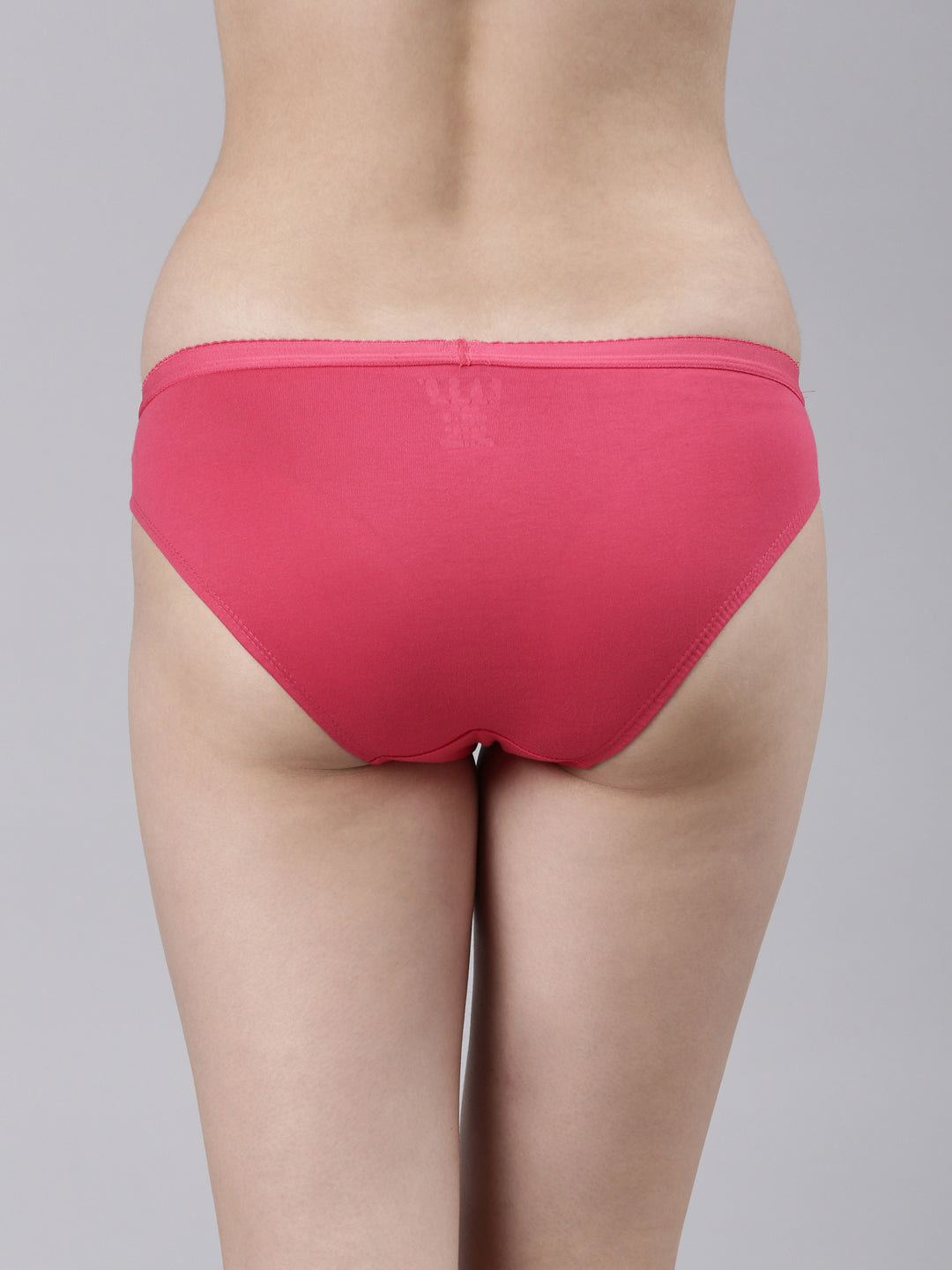 Faso Women's Cotton Outer Elastic Bikini (Pack of 2)