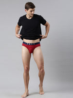 Faso Men's Printed Cotton Stretchable Brief