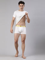 Faso Men's White Premium Micro Modal Trunk
