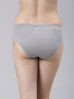 Faso Women's Cotton Inner Elastic Bikini (Pack of 2)