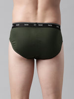 Faso Men's Cotton Outer Elastic Brief (Pack of 2)