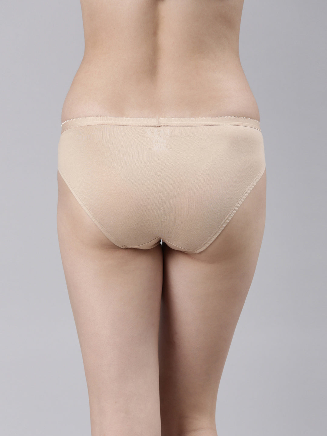 Faso Women's Cotton Outer Elastic Bikini (Pack of 2)