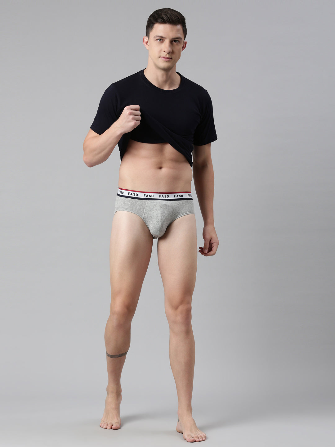Faso Men's Blend Elastic Brief