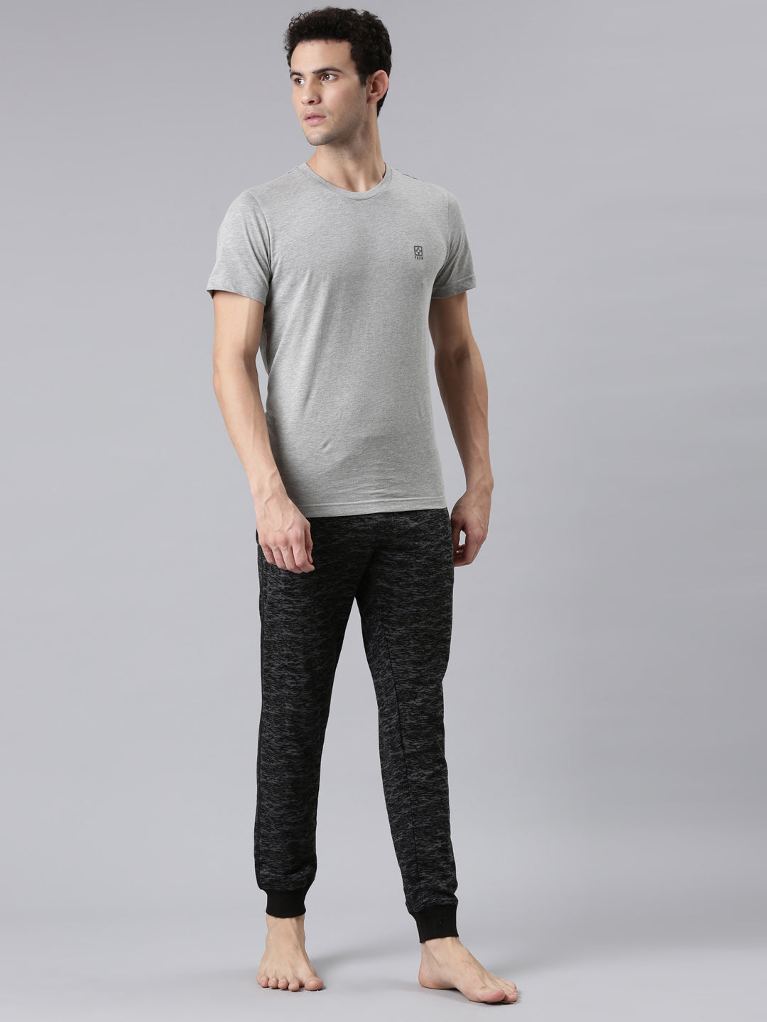 Faso Men's Premium Cotton Outer Elastic Jogger