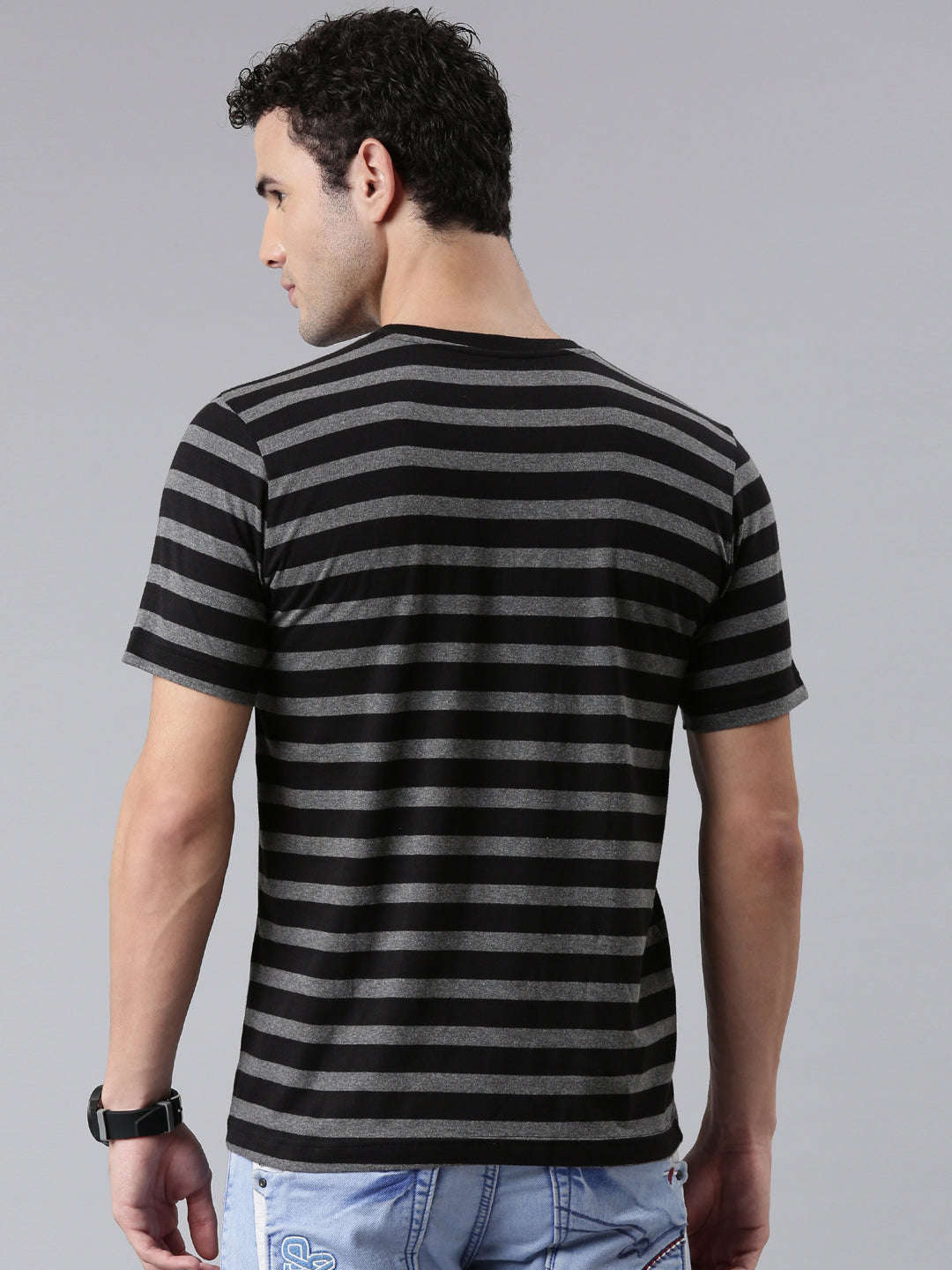 FASO Men’s Yarn Dyed Cotton T-Shirt