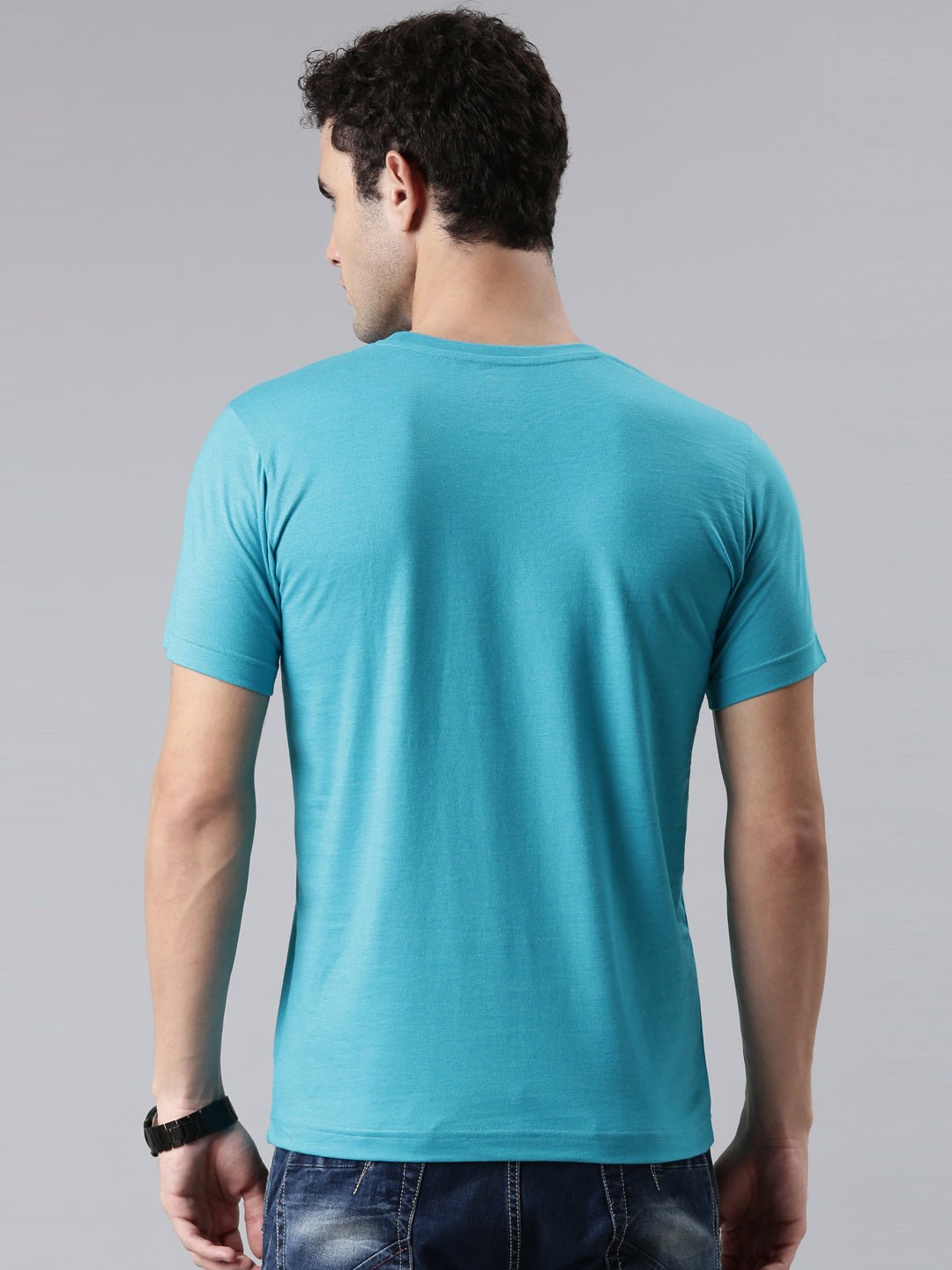 Faso Men’s Cotton Crew Neck Casual T-Shirt