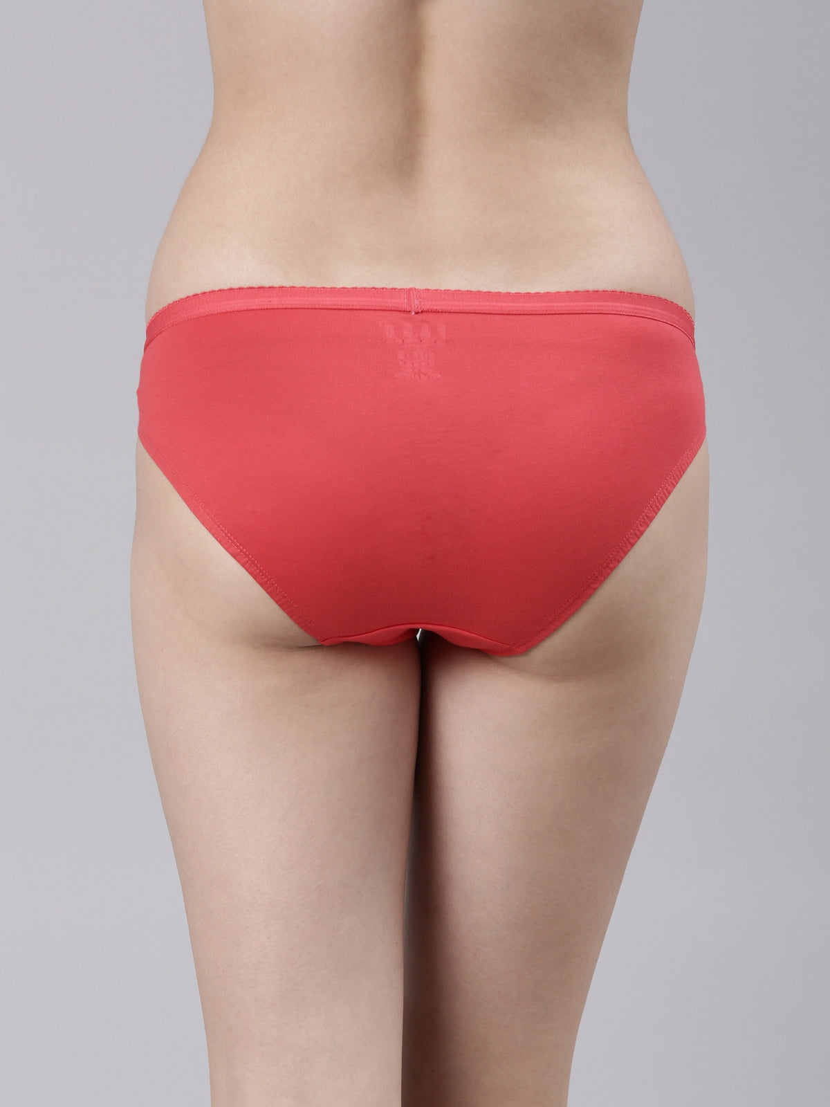 Faso Women's Cotton Outer Elastic Bikini (Pack of 3)