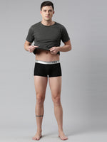 Faso Men's Cotton Modal Metalic Outer Elastic Trunk