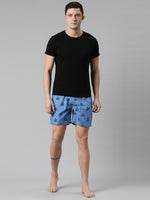 Faso Men's Cotton Printed Woven Boxer Shorts