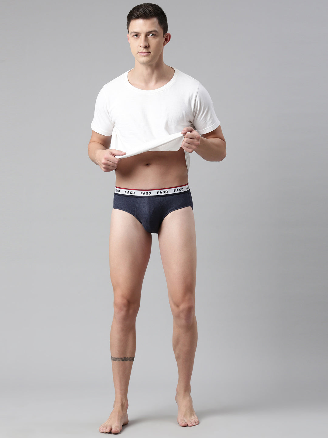 Faso Men's Blend Elastic Brief