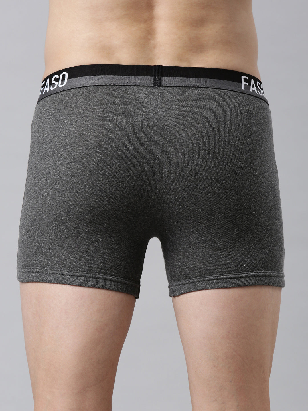 Faso Men's Cotton Outer Elastic Trunk (Pack of 2)