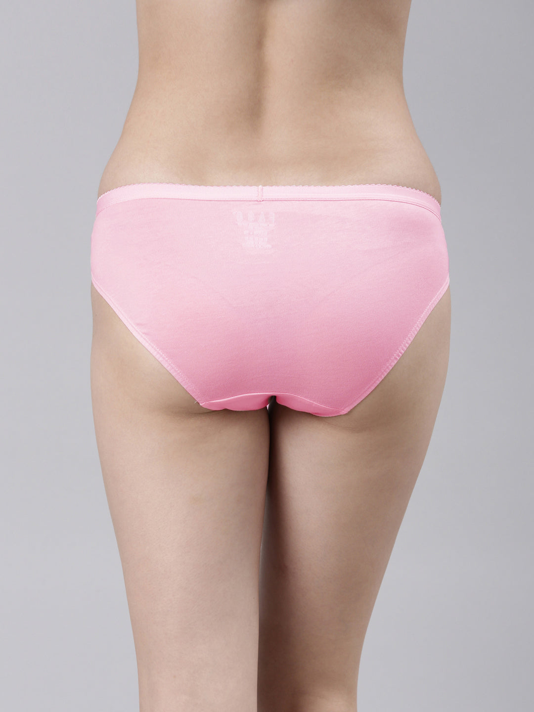 Faso Women's Cotton Outer Elastic Bikini (Pack of 2)