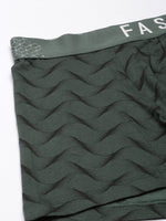 Faso Men's Cotton Stretch All Over Print Trunks