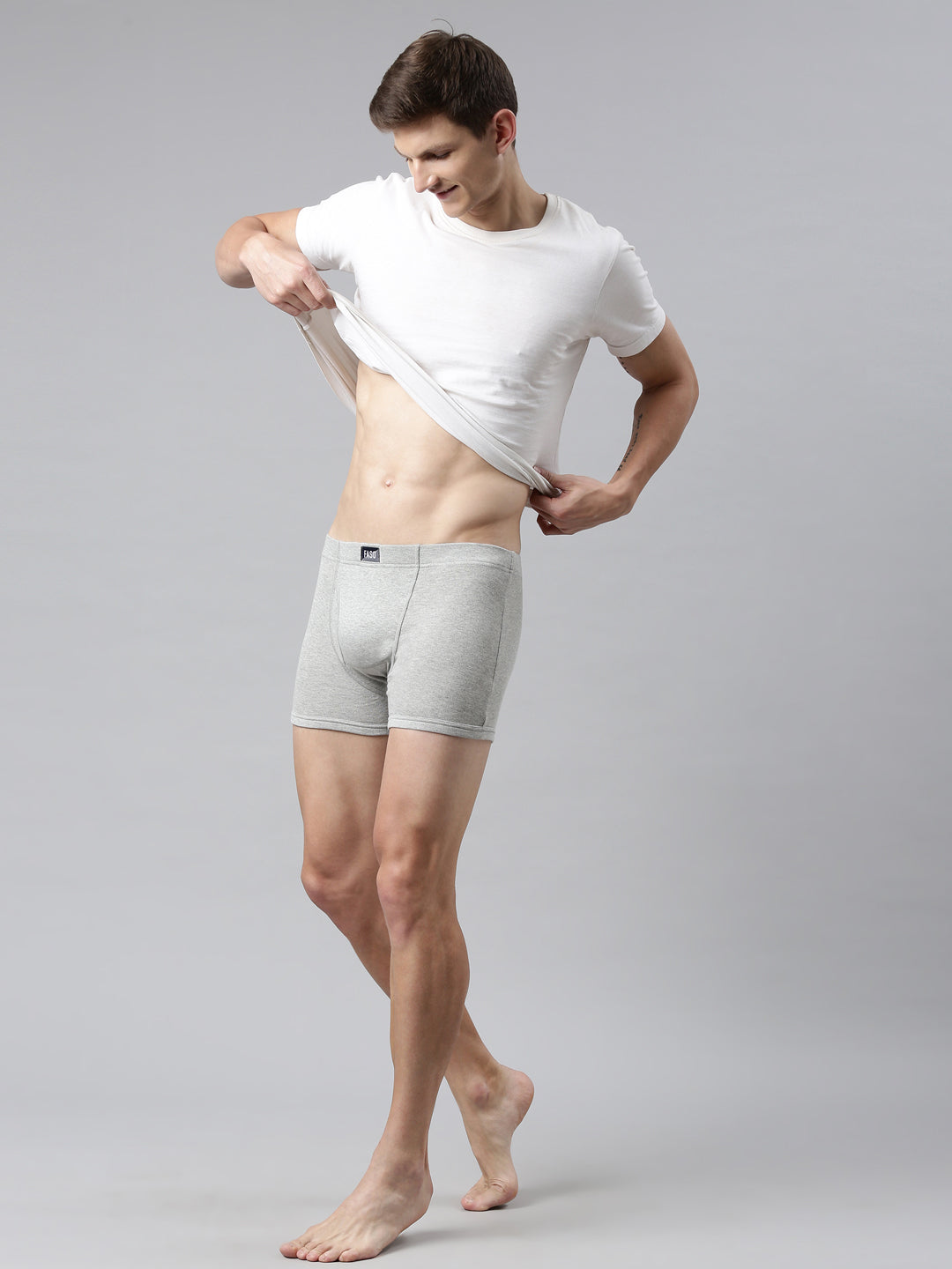 Faso Men's Cotton Inner Elastic Trunk (Pack of 2)