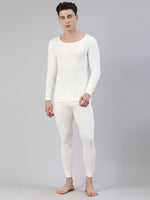 Faso Men's Round Neck Full Sleeve With Rib Thermal T-Shirt