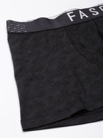 Faso Men's Cotton Stretch All Over Print Trunks
