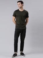 FASO Men’s Cotton Crew Neck Casual T-Shirt