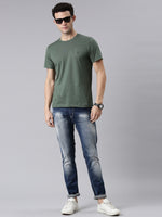 FASO Men’s Cotton Crew Neck Casual T-Shirt