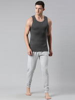 Faso Men's Cotton Rib Comfort Color Vest