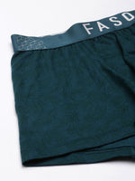 Faso Men's Cotton Stretch All Over Print Trunks