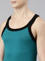 Faso Men's Cotton Racerback Color Vest