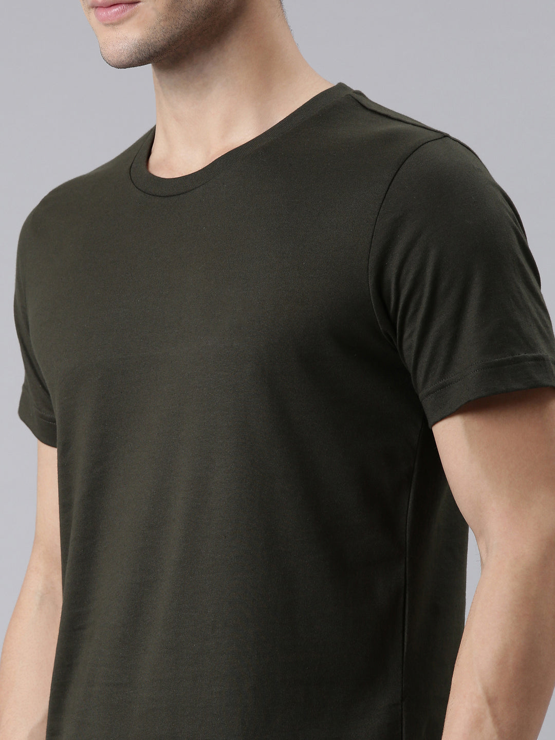 FASO Men’s Cotton Crew Neck Casual T-Shirt