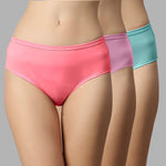 Faso Women's Cotton Inner Hipster (Pack of 3)