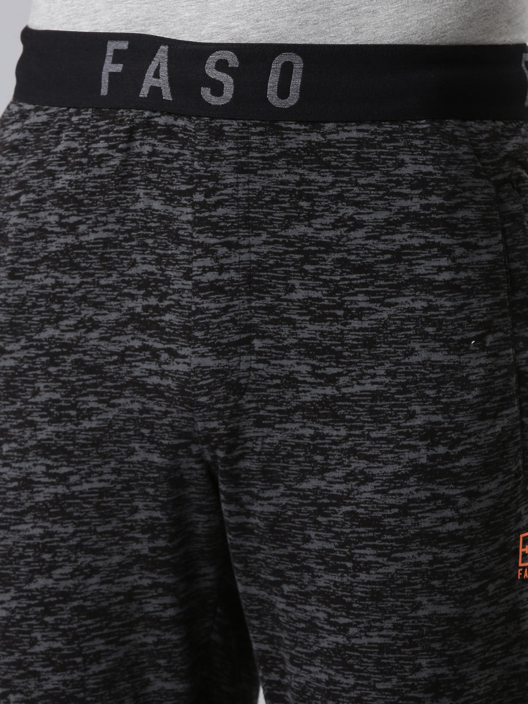 Faso Men's Premium Cotton Outer Elastic Jogger