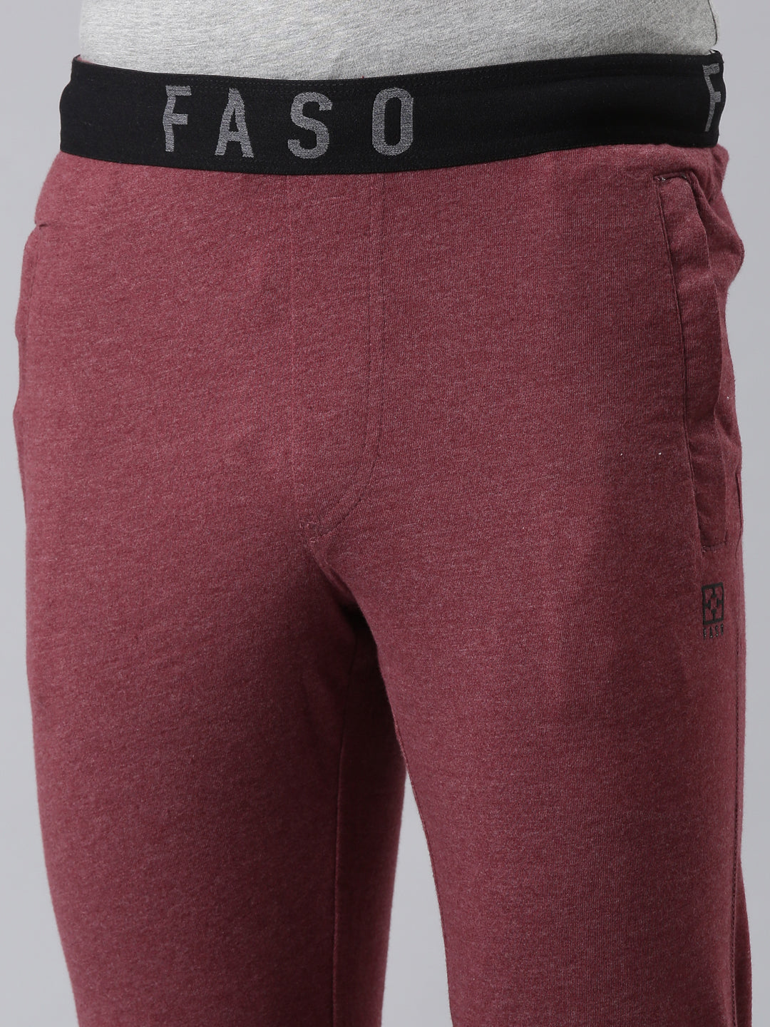 Faso Men's Premium Outer Elastic Track Pant