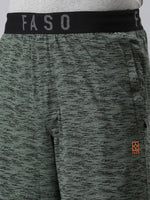 Faso Men's Cotton Elastic Track Shorts