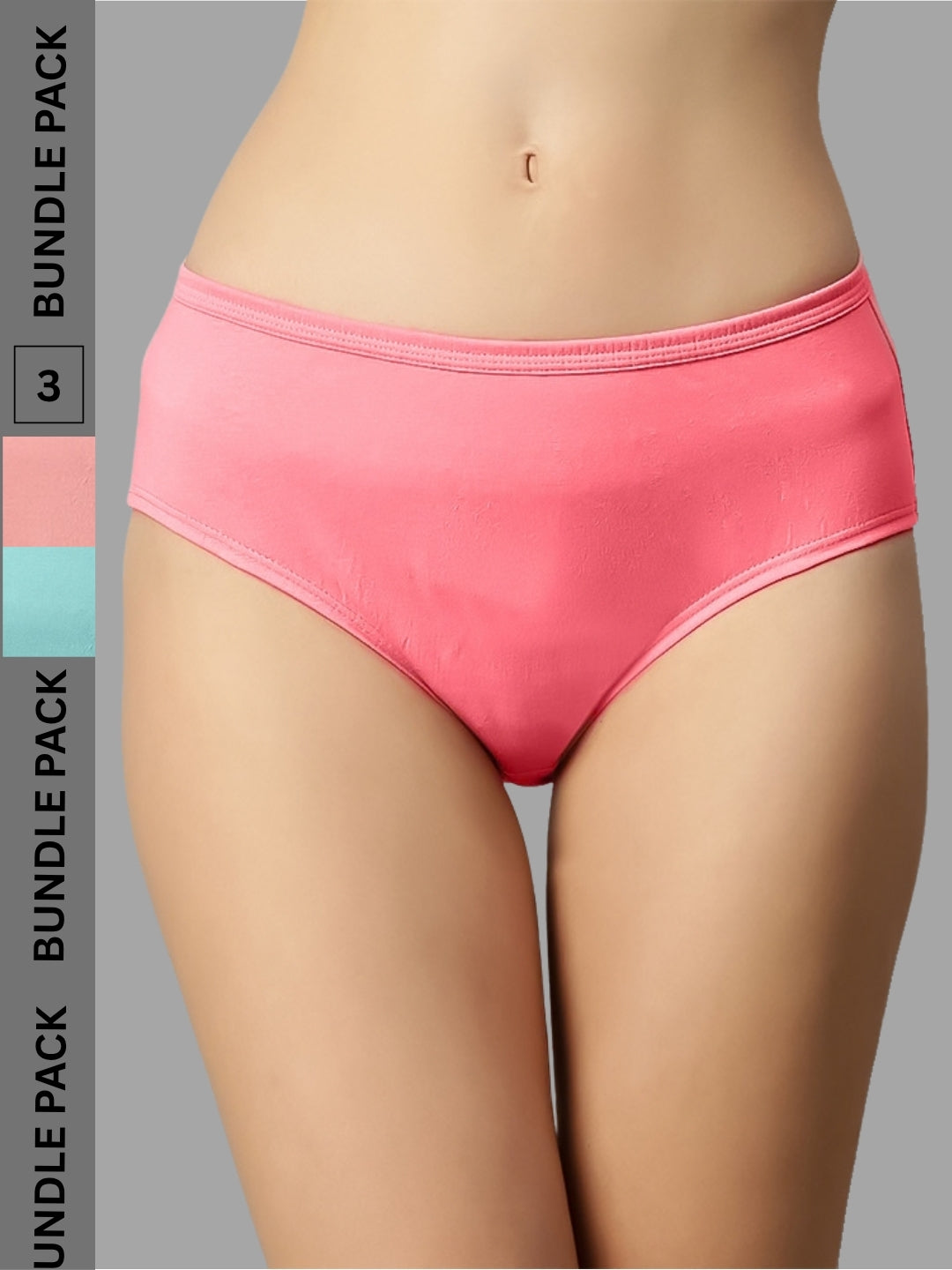 Faso Women's Cotton Inner Hipster (Pack of 3)
