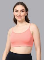 Faso Women's Cotton Beginners Bra with Strap