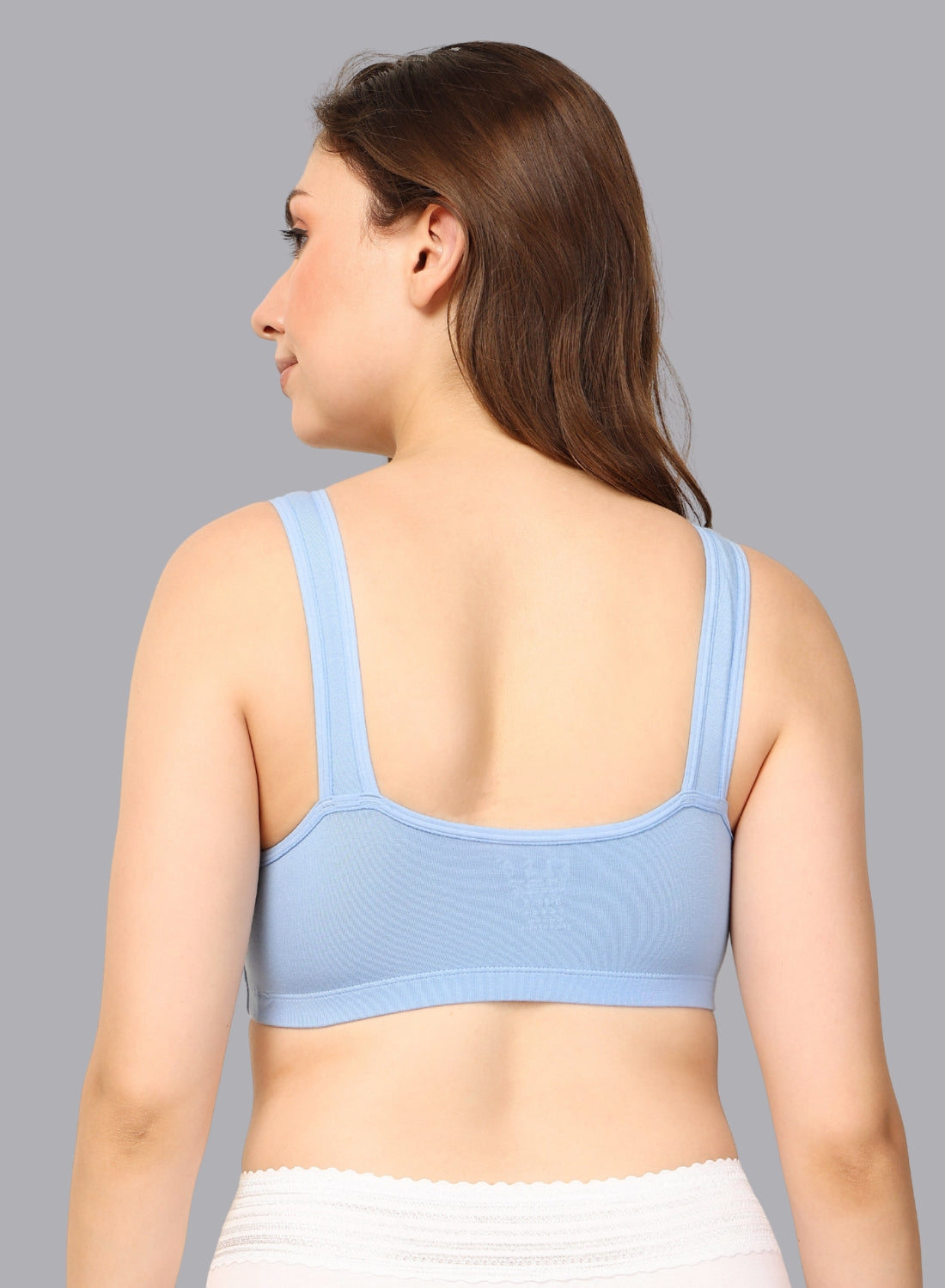 Faso Women's Cotton Beginners Sports Bra