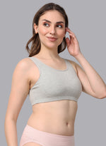Faso Women's Cotton Beginners Sports Bra