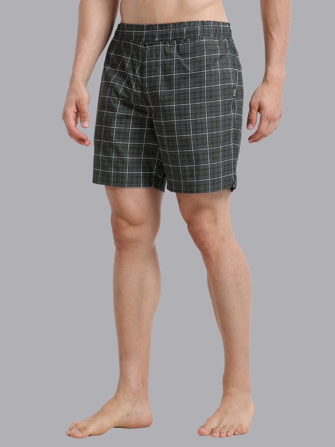 FASO Men’s Cotton Printed Shorts