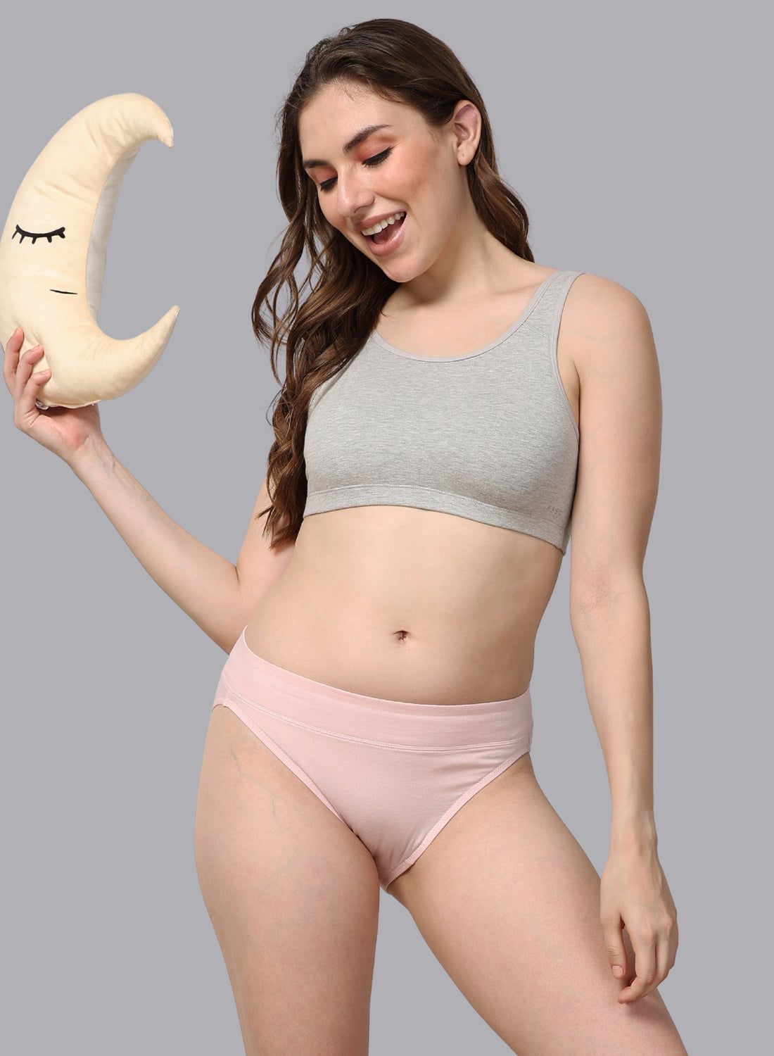 Faso Women's Cotton Beginners Sports Bra