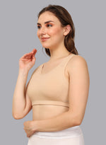 Faso Women's Cotton Beginners Sports Bra