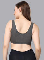 Faso Women's Cotton Moulded Sports Bra