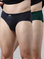 Faso Men's Cotton Inner Elastic Brief (Pack of 2)