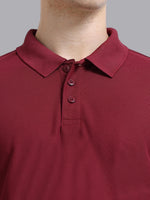 FASO Men's Polyester Polo T-shirt