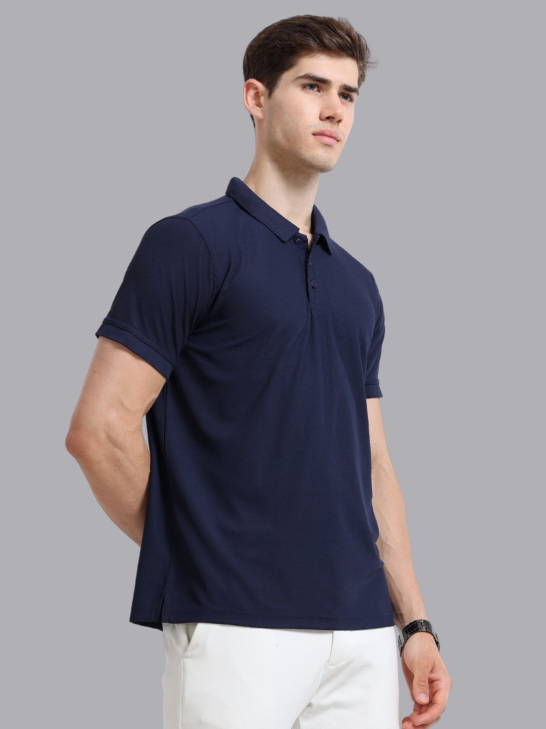 FASO Men's Polyester Polo T-shirt