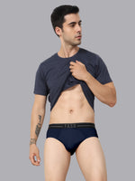 Faso Men's Cotton Outer Elastic Brief(Pack of 2)