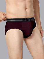 Faso Men's Cotton Outer Elastic Brief(Pack of 2)