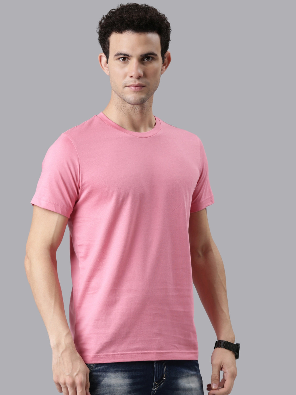 FASO Men’s Cotton Crew Neck Casual T-Shirt