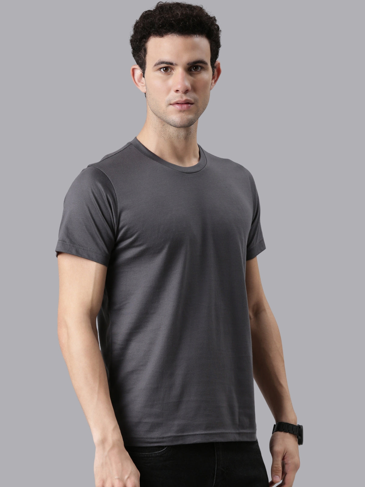 FASO Men’s Cotton Crew Neck Casual T-Shirt