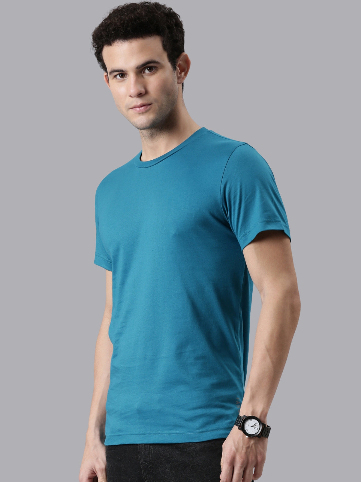 FASO Men’s Cotton Crew Neck Casual T-Shirt